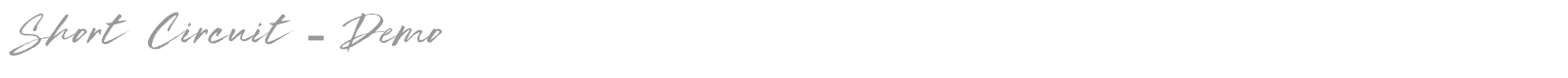 Short Circuit font preview
